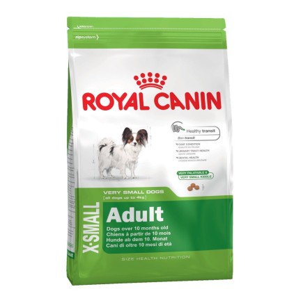 Royal Canin X-Small Adult Very Small Dogs сухой корм для взрослых собак очень мелких пород 1,5 кг. 